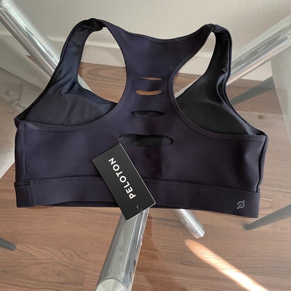 Peloton Advance Bra - Black with Multi-Color Lettering, NWT - Picture 2 of 2